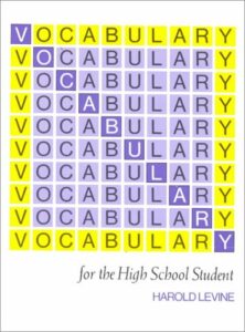 Vocabulary for the High School Student