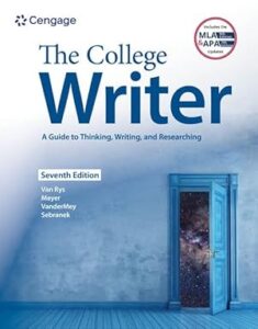 The College Writer (Edition-7th) Colour Print