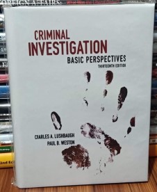 Criminal Investigation: Basic Perspectives (White Print Paperback)
