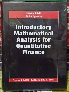 Introductory Mathematical Analysis for Quantitative Finance (White Print Paperback)
