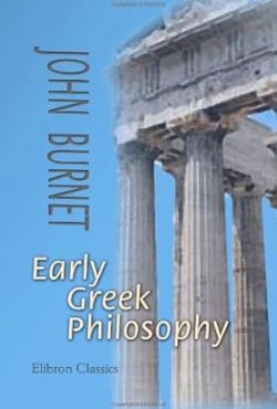 Early Greek Philosophy